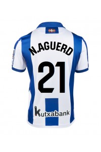 Real Sociedad Nayef Aguerd #21 Voetbaltruitje Thuis tenue 2024-25 Korte Mouw